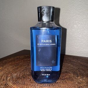 Bath & Body Works Men's Collection PARIS 2-in-1 Hair and Body Wash 10 oz NEW